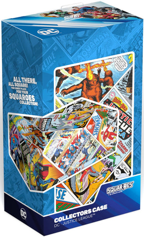 Squaroes Justice League - Collectors Case "Vintage Comics"