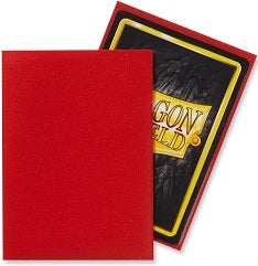 Dragon Shield: Standard 100ct Sleeves - Crimson (Matte)