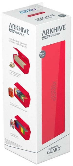 Arkhive Ultimate Guard Deck Case 400+ Monocolor Red