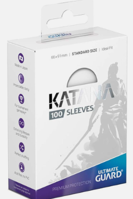 Katana Sleeves 100: Transparent