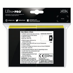 Ultra PRO: Standard 100ct Sleeves - Eclipse Gloss (Lemon Yellow)