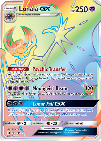 Lunala GX (153/149) [Sun & Moon: Base Set]